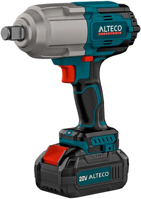 Alteco CIW 20-1000 LI BL гайковерт ударный бесщеточный аккумуляторный (20 В 0-1000/0-1200/0-1800 об/мин 0-1250/0-1500/0-2250 уд/мин 1000 Нм 1 * 5 Ач)