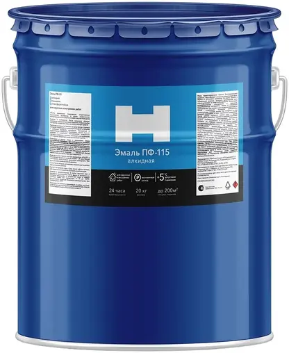 Belcolor Standart ПФ-115 Metal & Wood эмаль алкидная (20 кг) синяя глянцевая