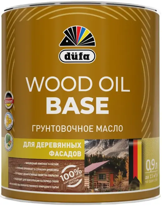 Dufa Wood Oil Base масло грунтовочное для деревянных фасадов (900 мл)