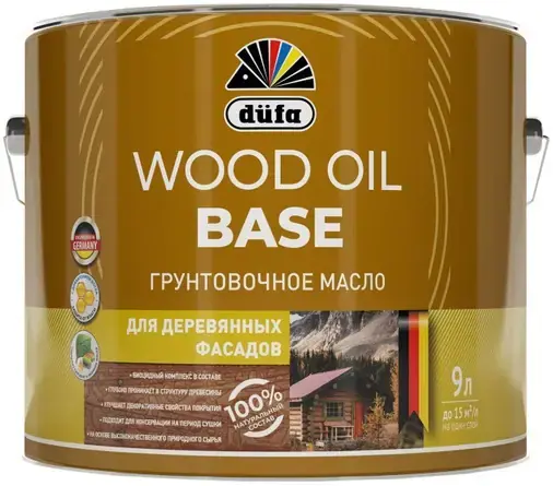 Dufa Wood Oil Base масло грунтовочное для деревянных фасадов (9 л)
