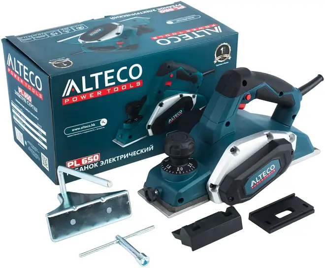 Alteco PL 650 рубанок электрический №30123 (650 Вт)