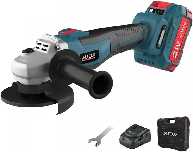 Alteco CAGB 18-125 LI BL угловая шлифмашина аккумуляторная бесщеточная (20 В)