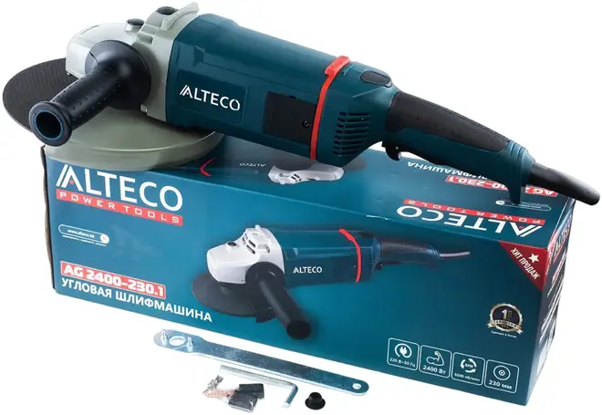 Alteco AG 2400-230.1 угловая шлифмашина (2400 Вт 220 В)