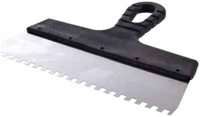 Курс шпатель фасадный зубчатый (250 мм) зубцы 6 * 6 мм