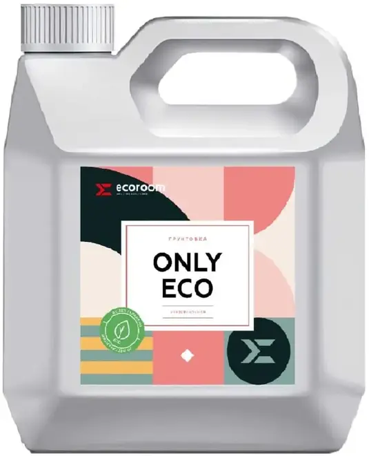 Ecoroom Onlyeco грунтовка универсальная акриловая (10 л) белая