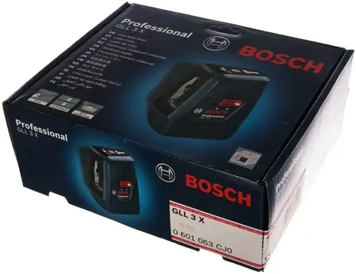 Bosch Professional GLL 3 X нивелир лазерный линейный (635 нм)