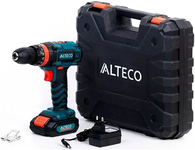 Alteco CID 0414 (CID 1610.1) дрель-шуруповерт аккумуляторная ударная (16 В 1 * 1.5 Ач) №27171