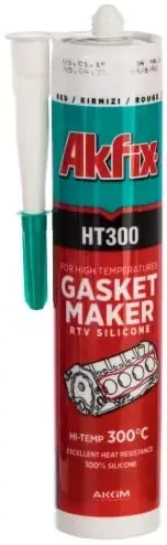 Akfix HT300 герметик силиконовый термостойкий (310 мл)