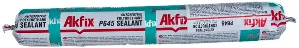Akfix P645 герметик полиуретановый автомобильный строительный (310 мл) черный