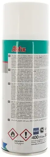 Akfix Spray Paint краска акриловая аэрозольная (400 мл) белая RAL 9003 глянцевая (80°C)