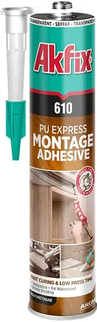 Akfix 610 клей монтажный полиуретановый (310 мл) бесцветный
