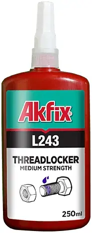 Akfix L243 Threadlocker фиксатор резьбовой среднепрочный анаэробный (250 мл)