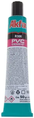Akfix R306 клей для жесткого ПВХ (50 г) бесцветный