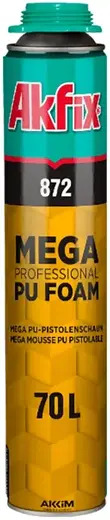 Akfix 872 Mega PU Foam монтажная пена профессиональная (1020 г)