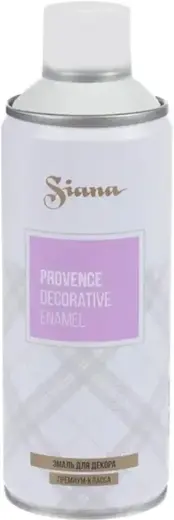 Siana Provence Decorative Enamel эмаль аэрозольная высокодекоративная (520 мл) белый грунт