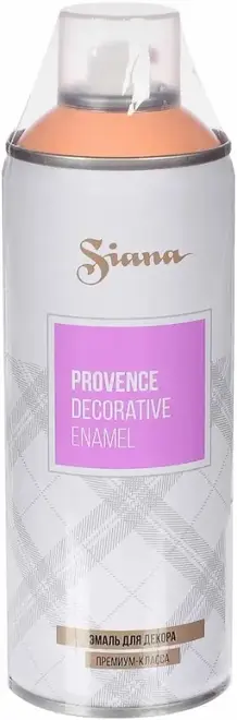 Siana Provence Decorative Enamel эмаль аэрозольная высокодекоративная (520 мл) персиковая