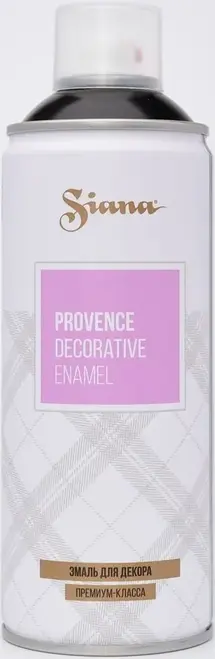 Siana Provence Decorative Enamel эмаль аэрозольная высокодекоративная (520 мл) французский чернозем