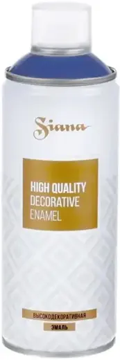 Siana High Quality Decorative Enamel эмаль аэрозольная (520 мл) глубокая синяя