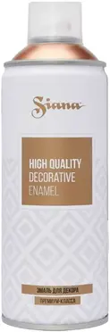 Siana High Quality Decorative Enamel эмаль аэрозольная (520 мл) зеркальная медь