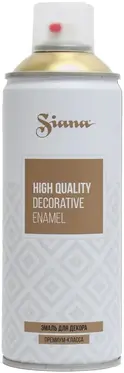 Siana High Quality Decorative Enamel эмаль аэрозольная (520 мл) зеркальное золото