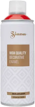 Siana High Quality Decorative Enamel эмаль аэрозольная (520 мл) красный марс