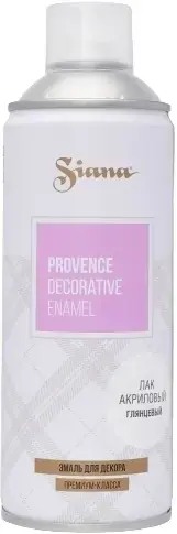Certa Siana Provence Decorative Enamel лак акриловый (520 мл) глянцевый