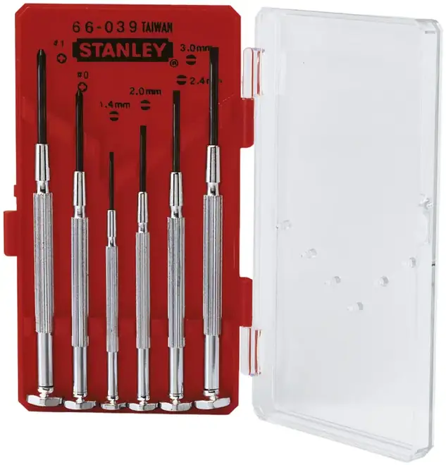 Stanley Watchmaker набор отверток для точной механики (6 предметов)