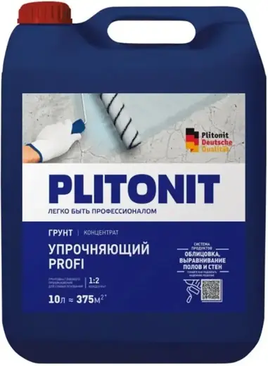Плитонит Profi грунт упрочняющий (10 л)