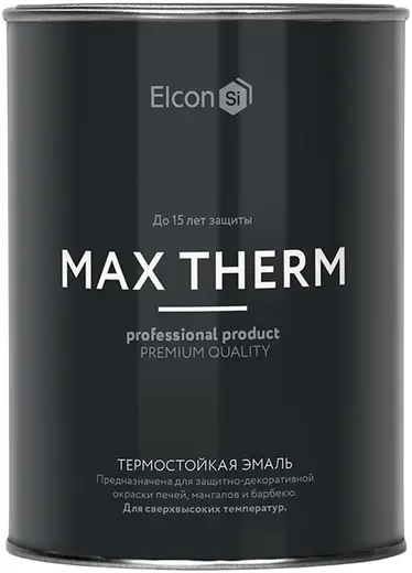 Elcon термостойкая эмаль (800 г) серебристо-серая (600°C)
