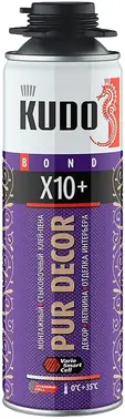 Kudo Bond Pur Decor X10+ клей-пена монтажный и стыковочный (650 мл)