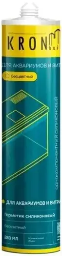 Kronbuild герметик силикононовый для аквариумов и витрин (280 мл) бесцветный