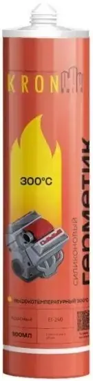 Kronbuild герметик силиконовый высокотемпературный (300 мл)