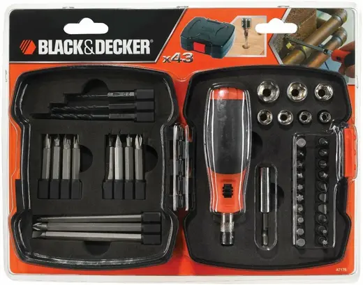 Black+Decker A 7175 набор инструментов (43 инструмента)