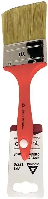 Deltaroll кисть с красной ручкой (70 мм)