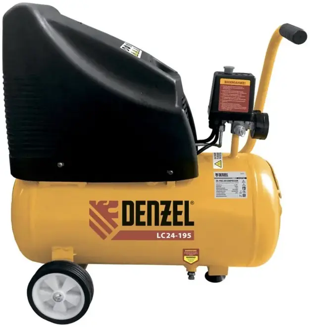 Denzel LC 24-195 компрессор воздушный безмасляный (1100 Вт бар8 бар) №58072