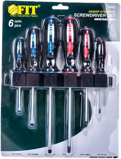 Fit набор отверток (6 предметов)
