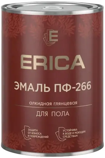 Erica ПФ-266 эмаль алкидная для пола (800 г) желто-коричневая