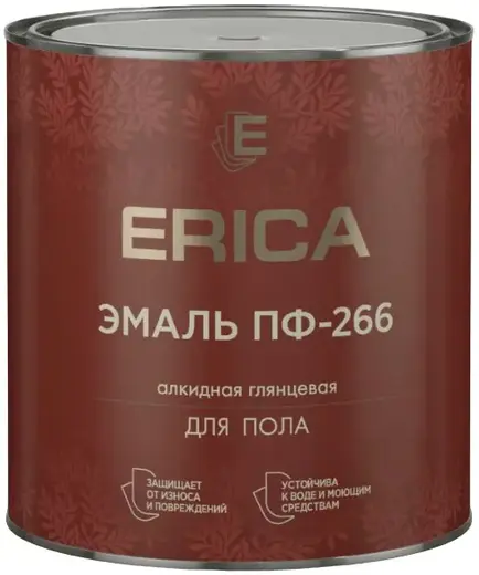 Erica ПФ-266 эмаль алкидная для пола (2.6 кг) золотисто-коричневая