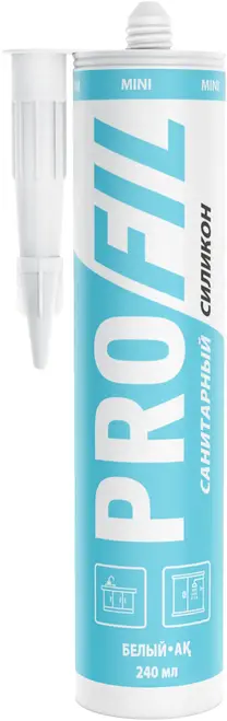 Soudal Profil Mini герметик силиконовый санитарный (240 мл) белый
