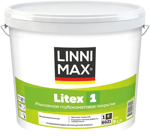 Linnimax Litex 1 краска интерьерная глубокоматовая (2.35 л)