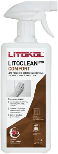 Литокол Litoclean Evo Comfort средство для удаления остатков цементных растворов (1 л)