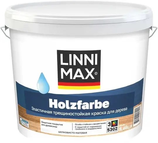 Caparol Linnimax Holzfarbe краска водно-дисперсионная для внутренних и наружных работ (8.46 л) бесцветная