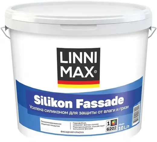 Linnimax Silikat Fassade краска силикат-модифицированная для наружных работ (10 л)