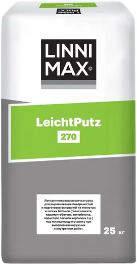 Linnimax Leichtputz 270 штукатурка выравнивающая (25 кг)