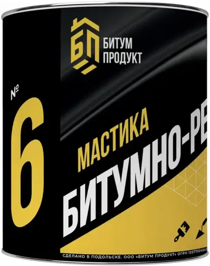 Битум Продукт №6 мастика битумно-резиновая (2 кг)