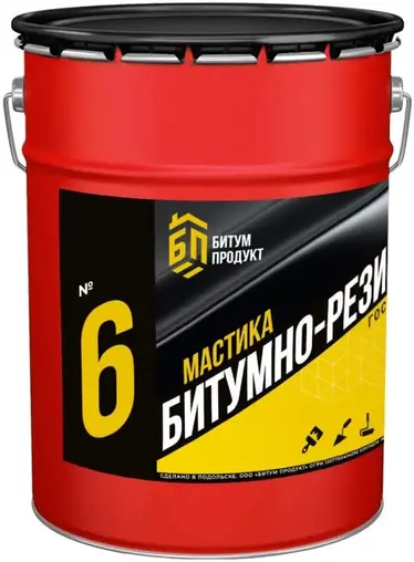 Битум Продукт №6 мастика битумно-резиновая (20 кг)