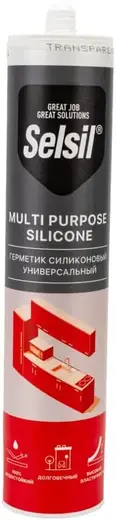 Selsil Multi Purpose Silicone герметик силиконовый универсальный (280 мл) бесцветный