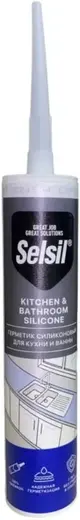 Selsil Kitchen & Bathroom Silicone герметик силиконовый для кухни и ванны (280 мл)