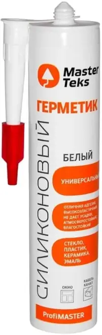 Masterteks Profimaster герметик силиконовый универсальный (290 мл) бесцветный Россия