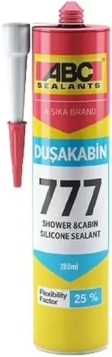 ABC Sealant 777 Shover & Cabinet герметик силиконовый санитарный (280 мл) бесцветный